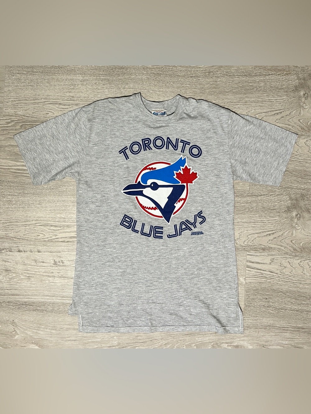 1989 Toronto Blue Jays Grey Vintage Shirt